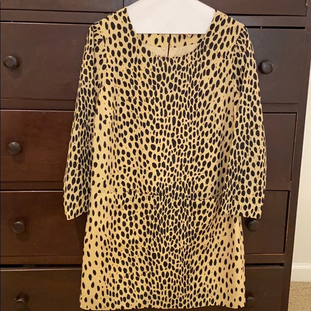 J. Crew leopard dress